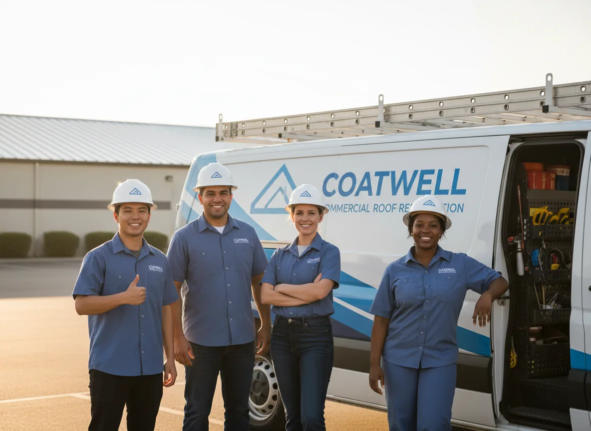 Commercial roof coating company in Hovland, MN